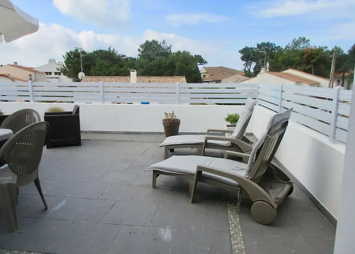 Casa de Férias Maison Pour 6 - Jardin Et Terrasse - 300m Brétignolles-sur-Mer